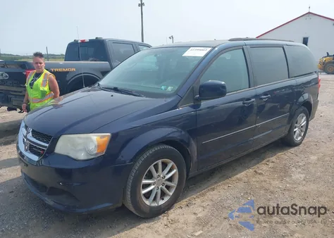 2013 Dodge Grand Caravan Sxt из США, поврежденный, VIN 2C4RDGCG6DR585658